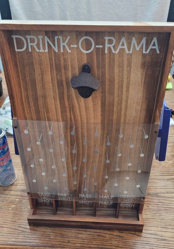 Planko Bottle Cap Drinking Game. Drink O Rama