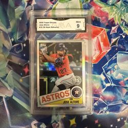 Jose Altuve 2020 Tops Chrome Mint 9