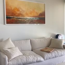 White Cloud Couch Comes With The Pillows 