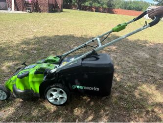 Greenwork 21” battery lawnmower