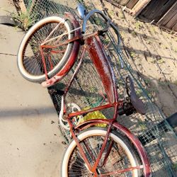 antique 1948 JC HIGGINS bike 