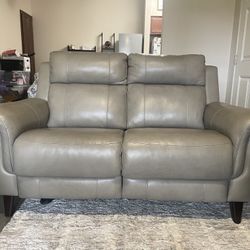 Sofa And Loveseat. Leather And Power Recliners