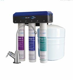 3-Stage 1:1 Reverse Osmosis Water Filtration System