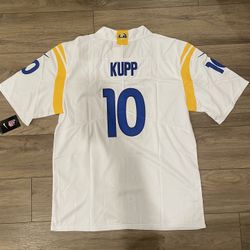 Mens LA Rams Cooper Kupp White stitched Jersey , S To 3xl, NWT