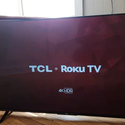 New TCL 4k Roku 55" Tv
