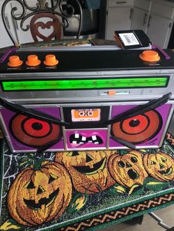 Halloween Boombox Radio Decoration with Sound