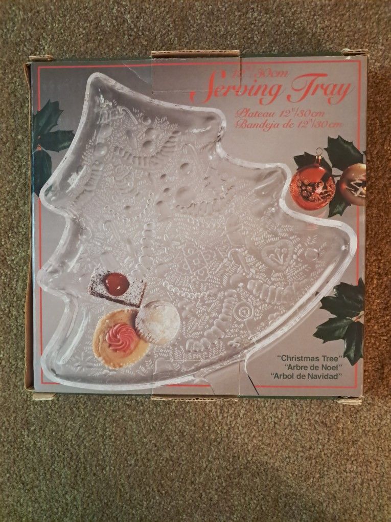 Christmas Tree Shaped Serving Platter