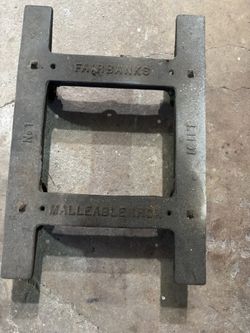 Vintage Fairbanks Cast Iron Dolly