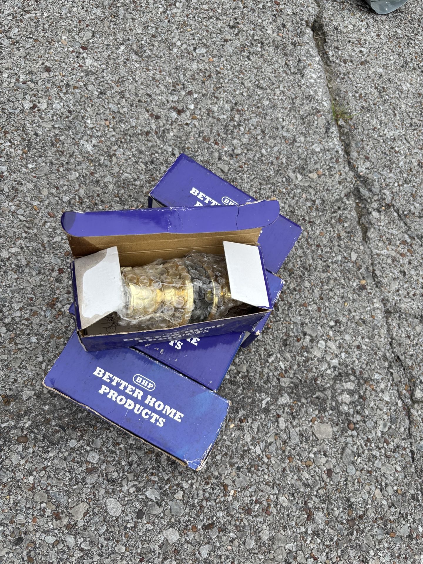 Lot of Brass Door Knobs - Better Home Products (BHP) - New in Box