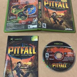 Pitfall: The Lost Expedition (Microsoft Xbox, 2004) Complete CIB