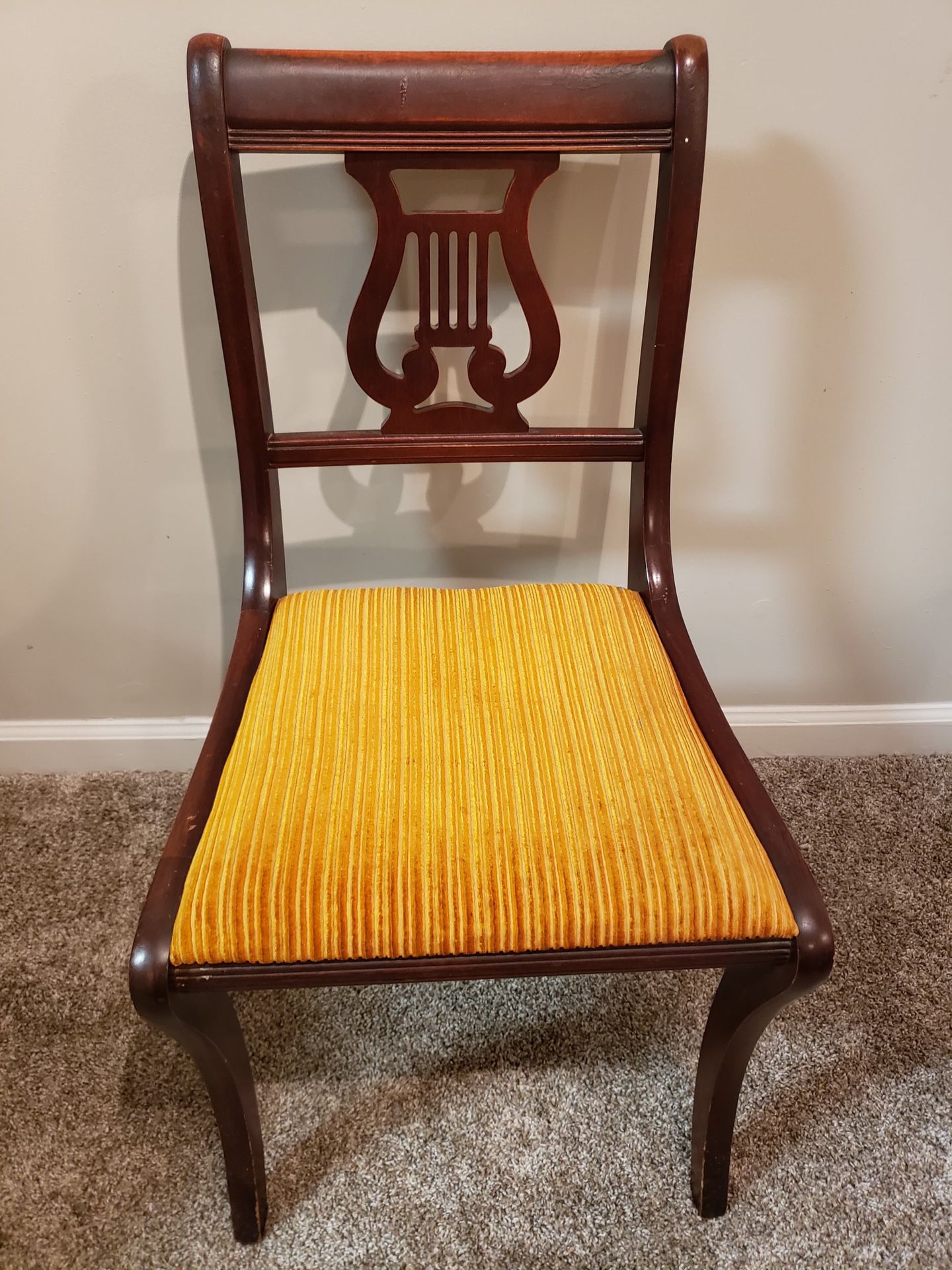 Vintage Harp Accent Chair 