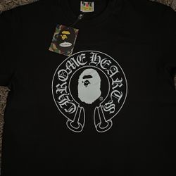 Chrome Heart Bape Tee Size M