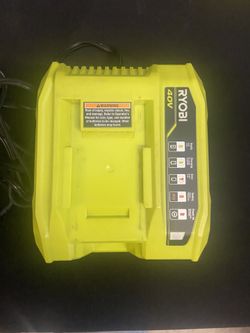 RYOBI 40V Lithium-lon Rapid Charger
