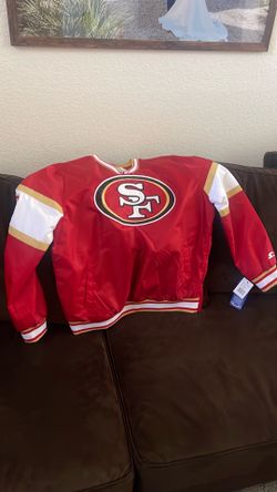 Brand New 49ers Starter Jacket, Side Zip XL
