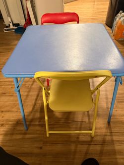 Children’s table and chairs