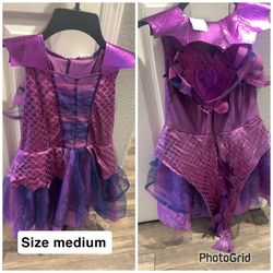 size Medium Girls Dragon Costume 