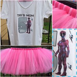 Power rangers tutu