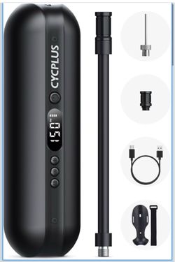 Bicycle rechargeable bike pump