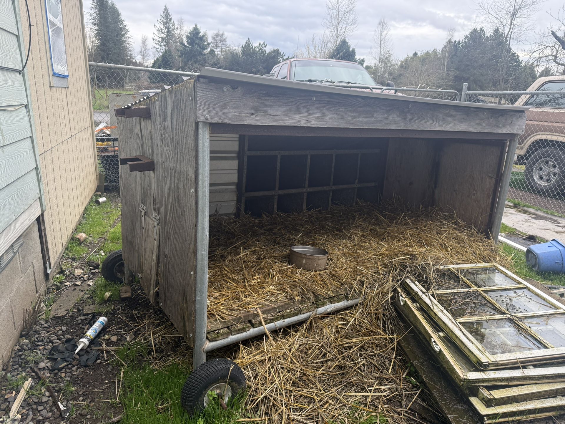 Trailer Chicken Coop
