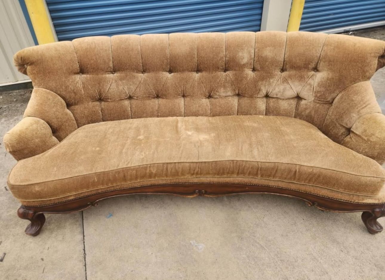 Custom Upholstered MCM Couch