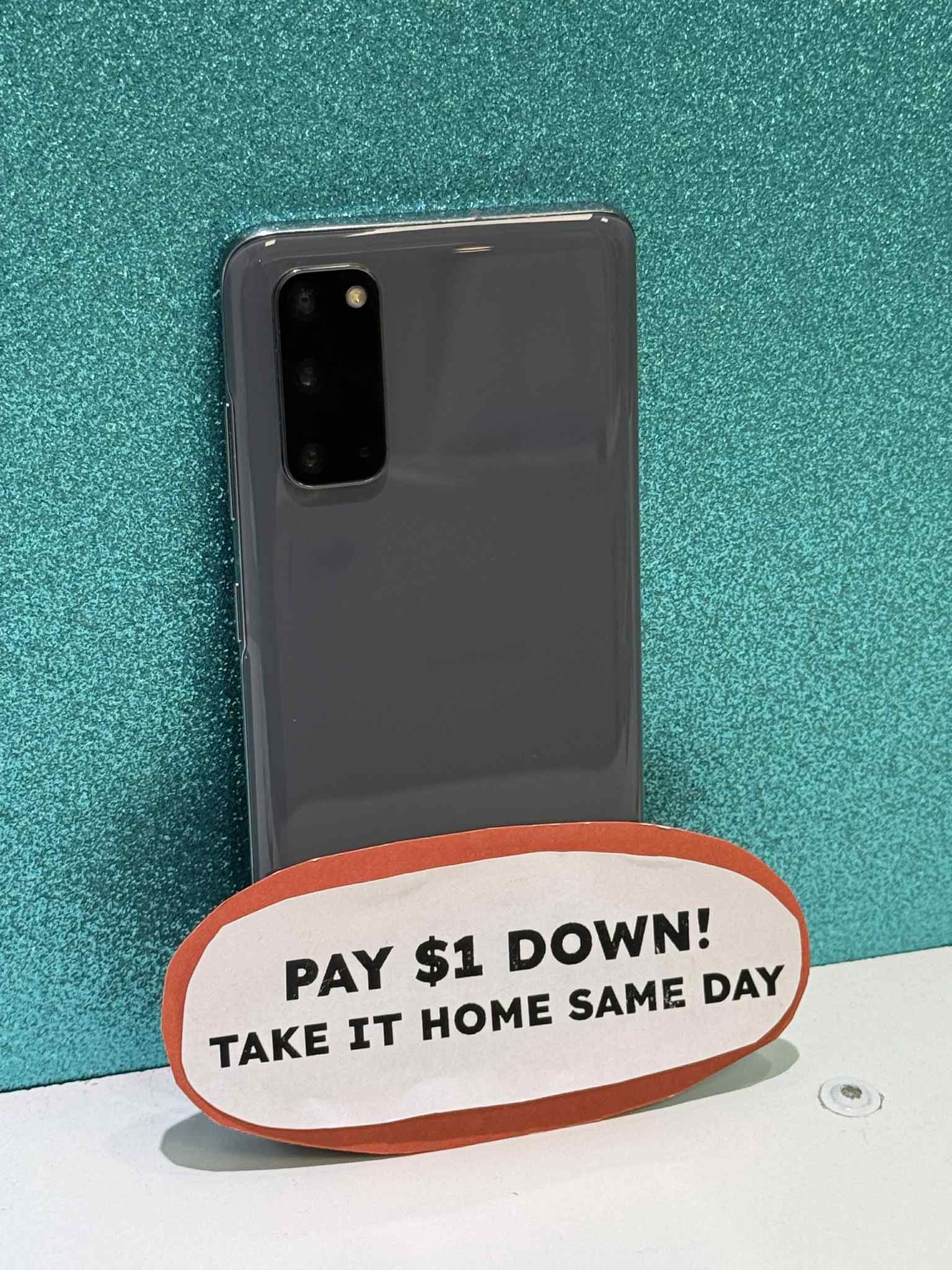 Samsung Galaxy S20 5G - Pay $5 DOWN AVAILABLE - NO CREDIT NEEDED