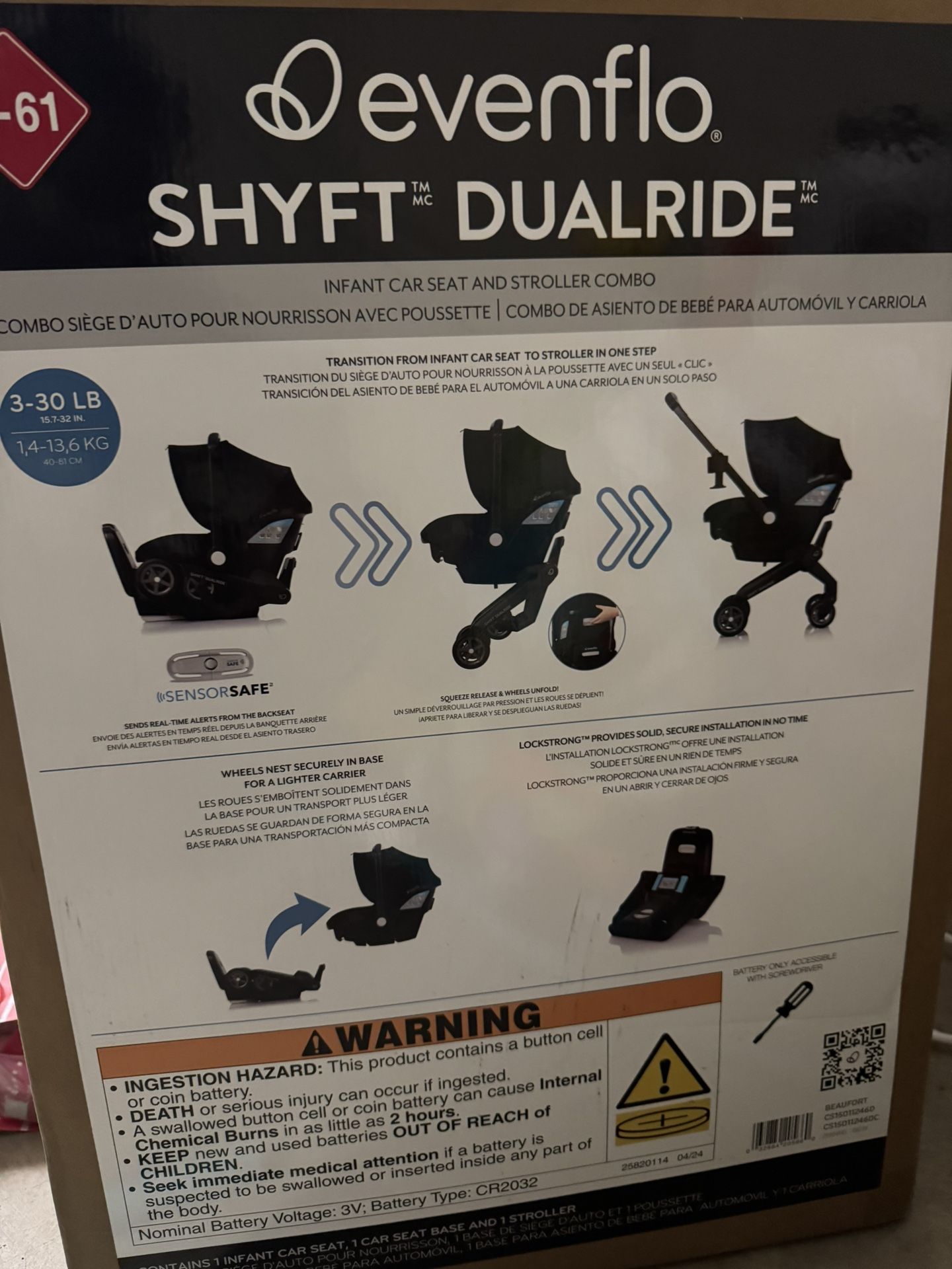 EVENFLO SHYFT DUALRIDE STROLLER