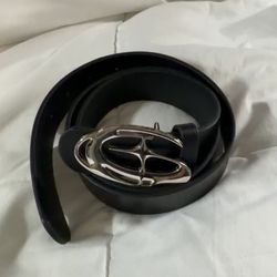 Silver star Belt - Silver/ Black Sz 28-32