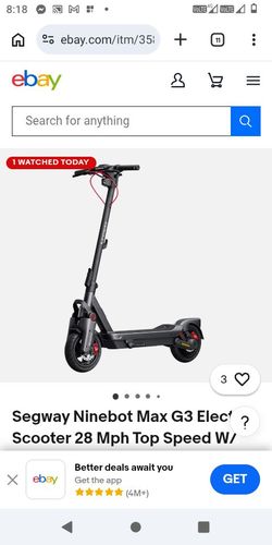 Segway ekickscootee ninebot g3 max