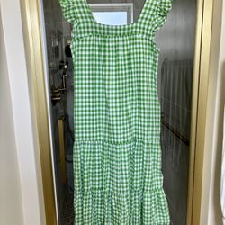 Draper James RSVP Gingham Midi Dress