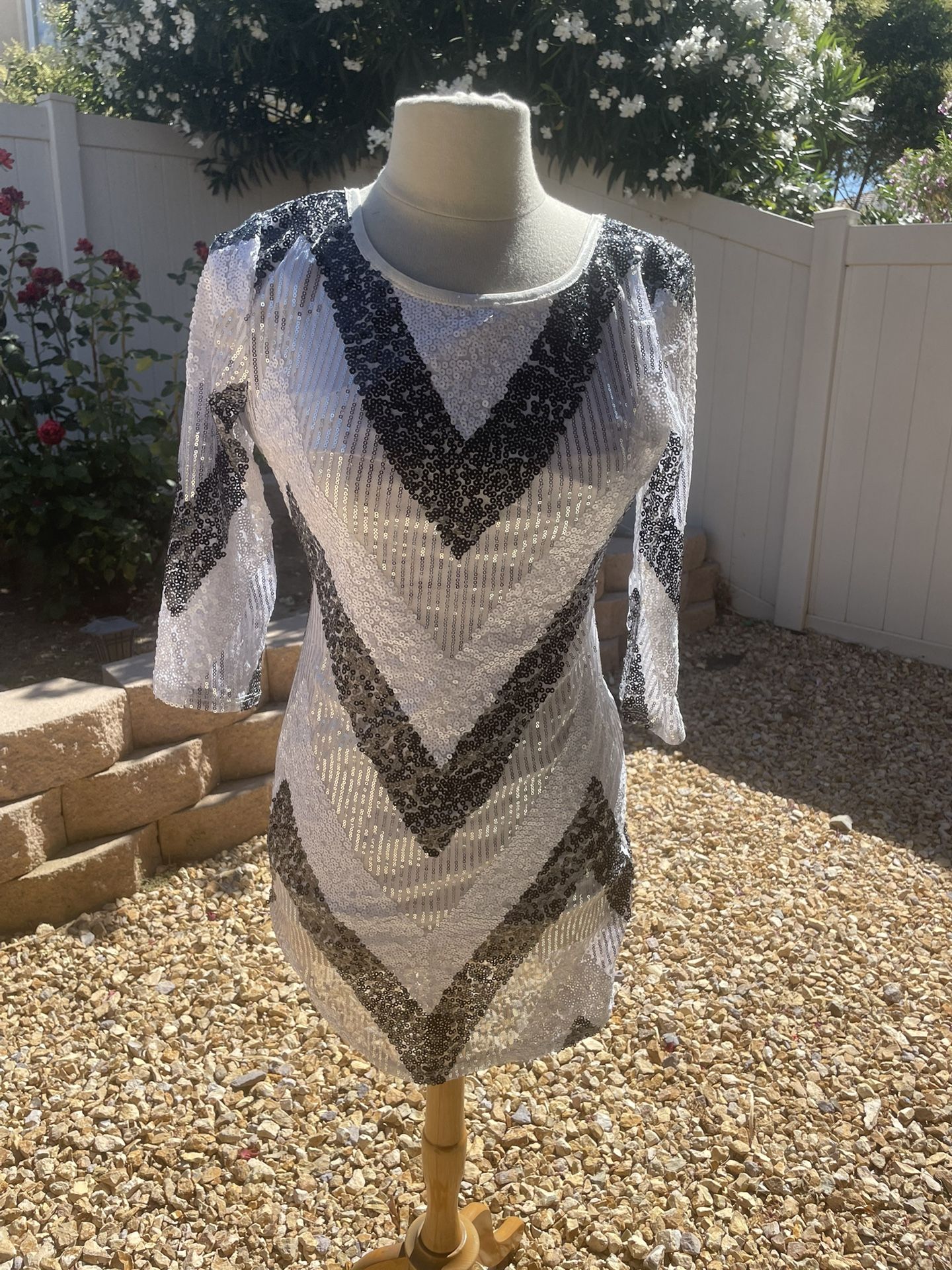 Party Sequence Dress M ED