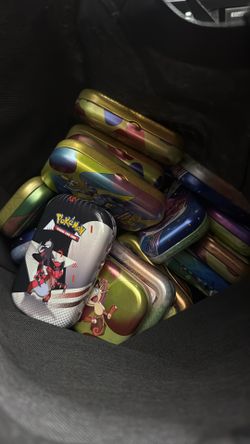 EMPTY POKEMON MINI TINS