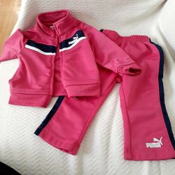 Girls Puma Jump Suit 6-9 Months