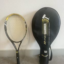Wilson Hyper Hammer Tennis Racket w/ Racket Case
