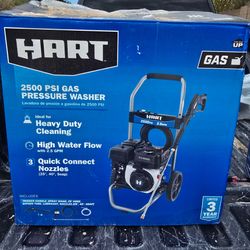 BRAND NEW ( GAS ) HART 2500 PSI 2.5 GPM 212cc Cold Water Pressure Washer