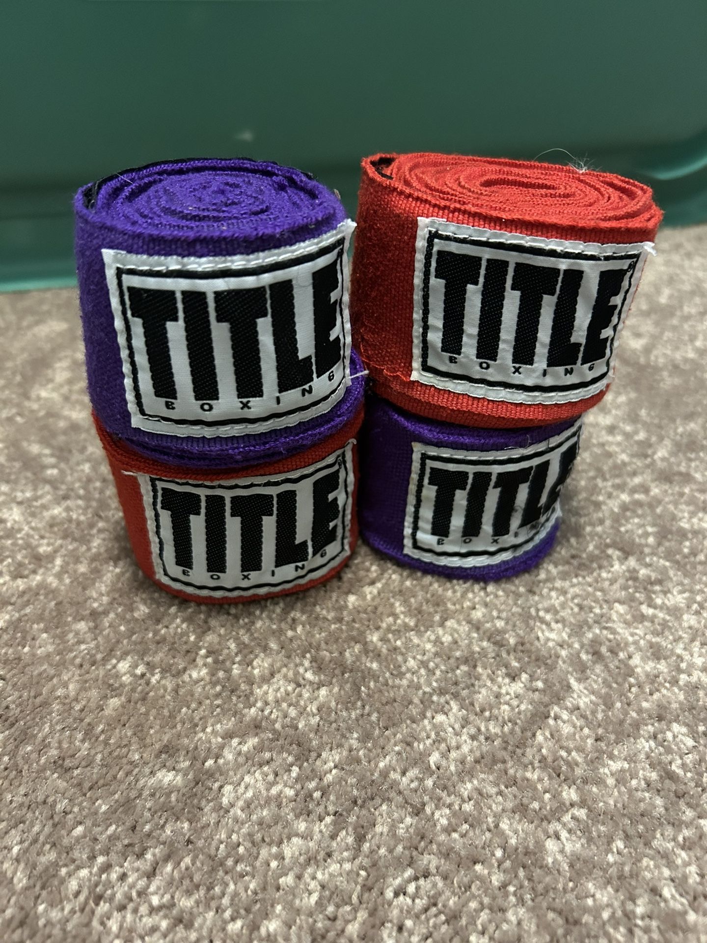 Title Boxing Wrist Straps (2 Sets)
