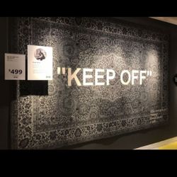 Legit Ikea Virgil Abloh Rug OFF WHITE KEEP OFF 200cm X 300cm. Alfombra for  Sale in Miami, FL - OfferUp