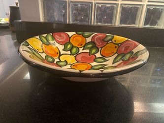 Designer Ceramic Bowl & Platter