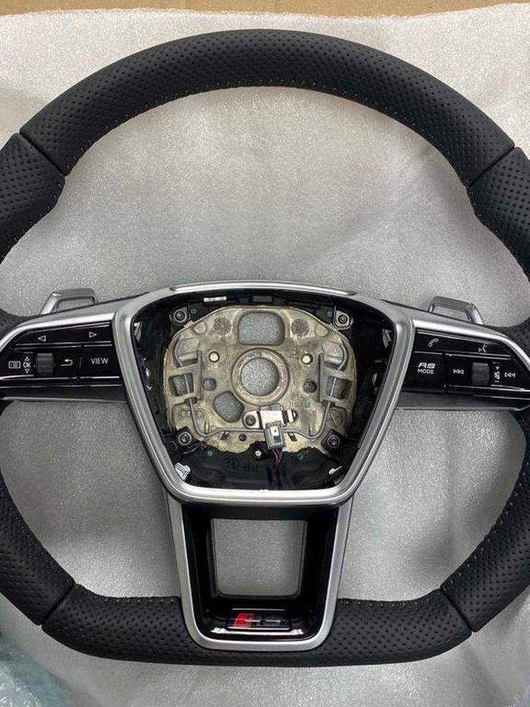 Audi RS - Flat Bottom Steering wheel (full leather)