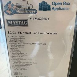 Maytag® 5.2 Cu. Ft. Smart Top Load Washer