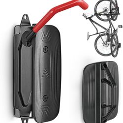 monTEK Swivel Bike Wall Mount – Space-Saving Vertical Bike Rack, Heavy-Duty Garage Bike Hanger, Sturdy Storage Hook Holds Up to 66lbs,  Count:2