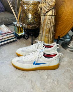 Nike SB Nyjah Free 2 BV2078 101 Shoe White Light Sneakers Blue Gum Size 10