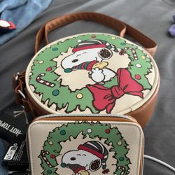 Snoopy Bag W/ Wallet
