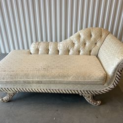 White Arm Chaise Sofa