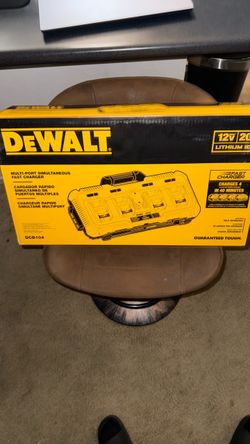 Dewalt 12v/20v/60v Max 4-port Lithium Ion Battery Charger
