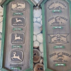 Unique JOHN DEERE wall Art 2 Pieces 12'×5"