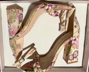 JustFab Floral Heels