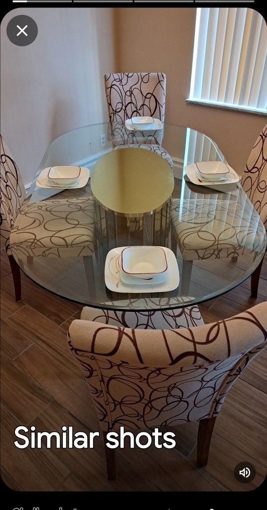Dinning ROOM TABLES And Chairs And TREADMILL