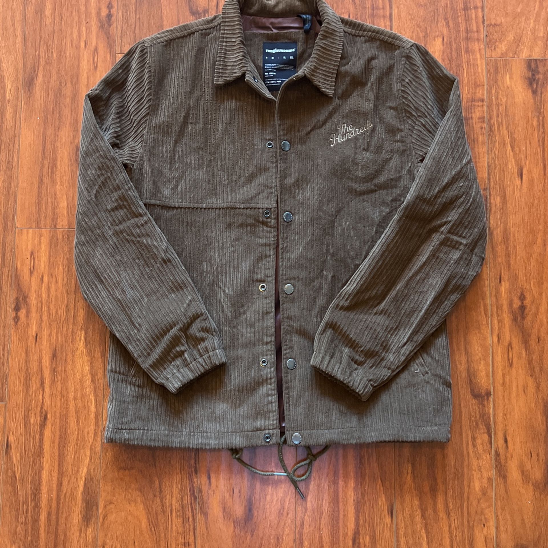 The Hundreds Corduroy Coach Jacket - BRAND NEW SIZE LARGE