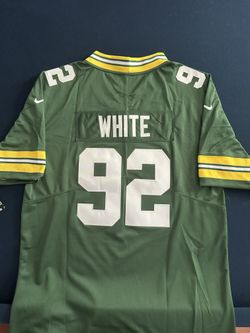 MEN'S REGGIE WHITE GREEN BAY PACKERS STITCHED JERSEY SMALL UP TO 6XL