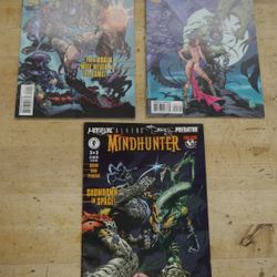 MINDHUNTER 1-3 WITCHBLADE ALIENS DARKNESS PREDATOR COMIC SET COMPLETE 2000-200(contact info removed)14